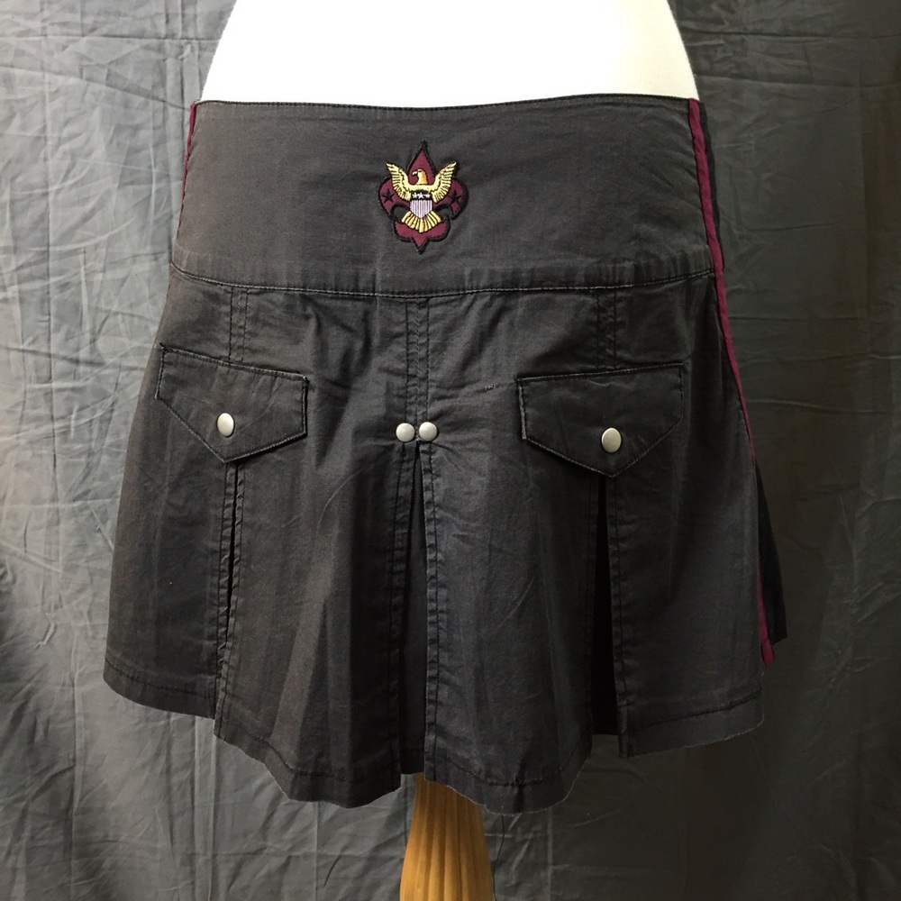 Early 2000s Lip Service Biker Skirt